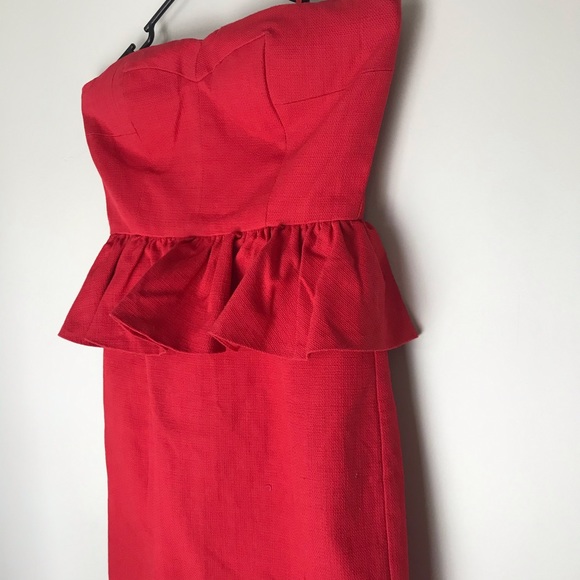 Modalista Red Ruffle Dress - Picture 2 of 7